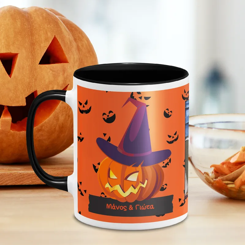 Pumpkin Halloween - Κούπα - Μαύρο - Μαγική