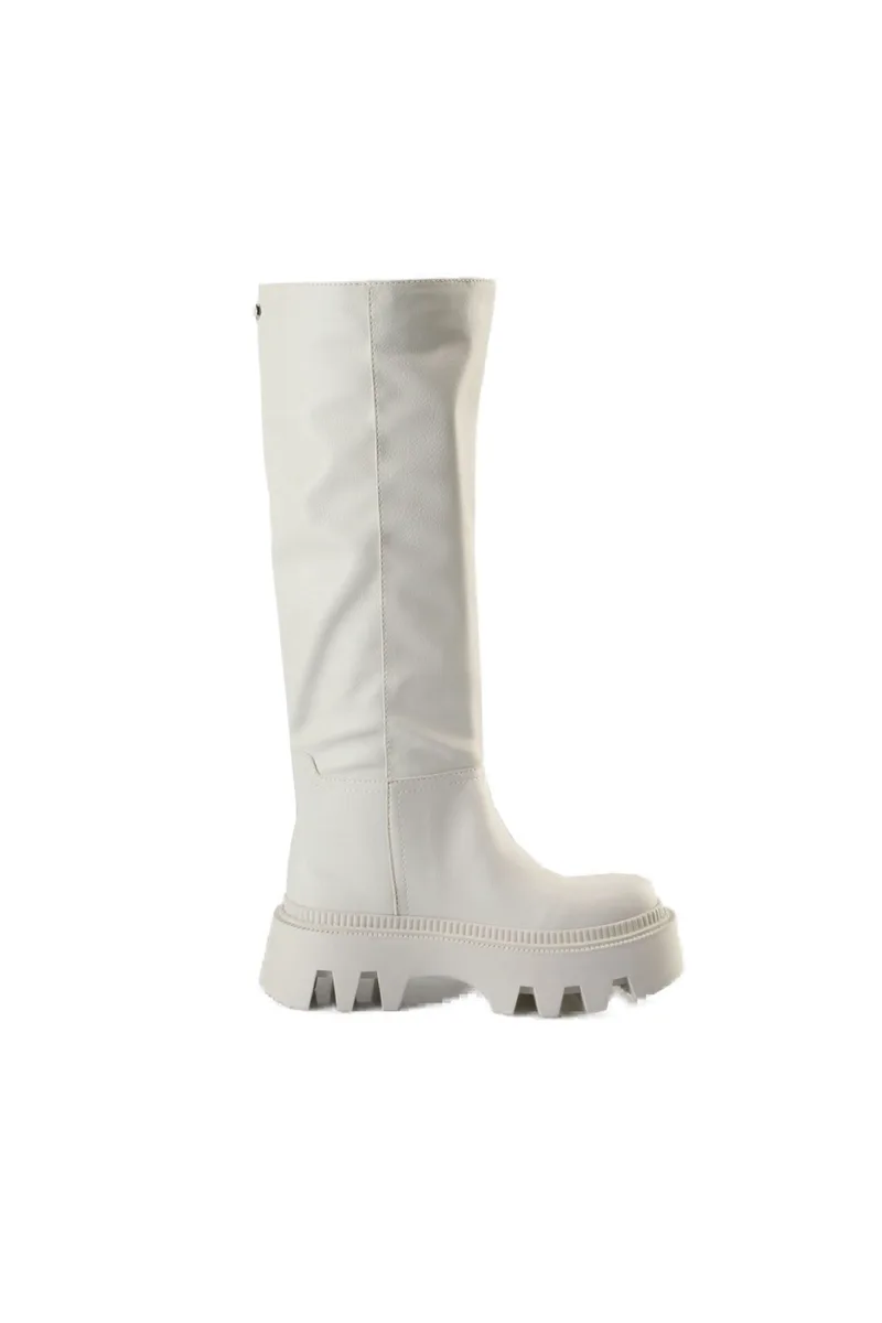 BUFFALO Μπότες- Μποτάκια FLORA BOOT HEAVY - ΜΠΕΖ-1220027-BEIGE