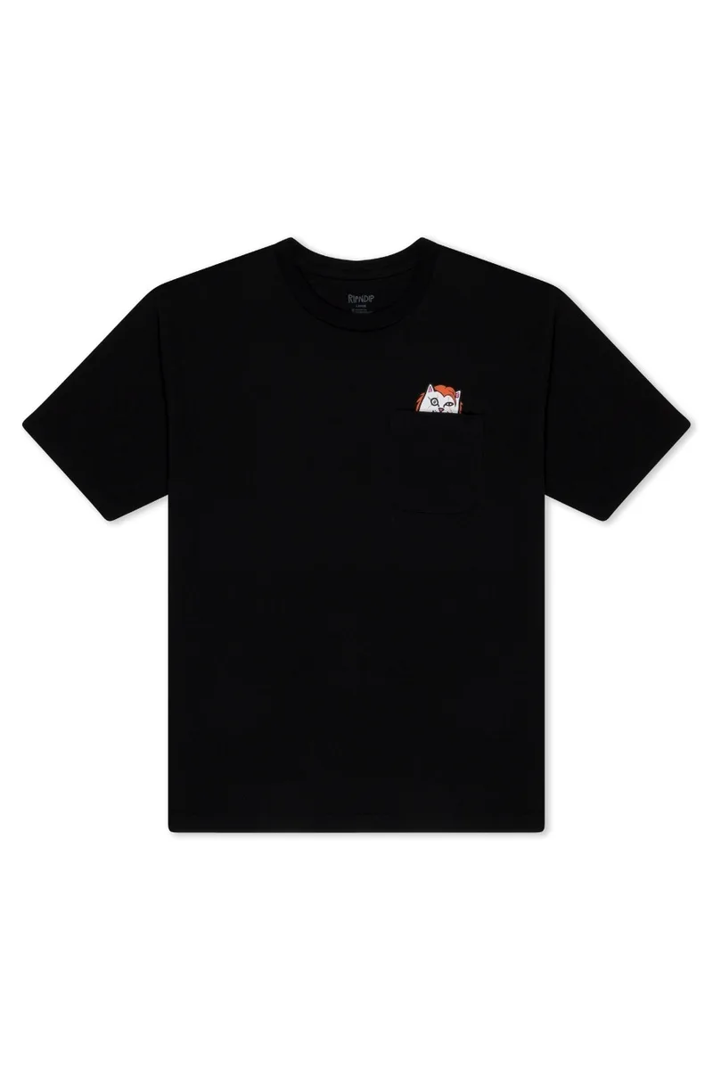 RIPNDIP T-Shirts Childs Play Nerm Pocket Tee - BLACK-RNDFALL25136-BLACK