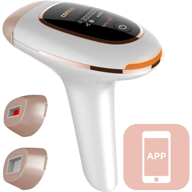 Concept IL3020 IPL Perfect Skin IPL συσκευή αποτρίχωσης για σώμα, πρόσωπο, περιοχή μπικίνι και μασχάλη White and rosegold 1 τμχ