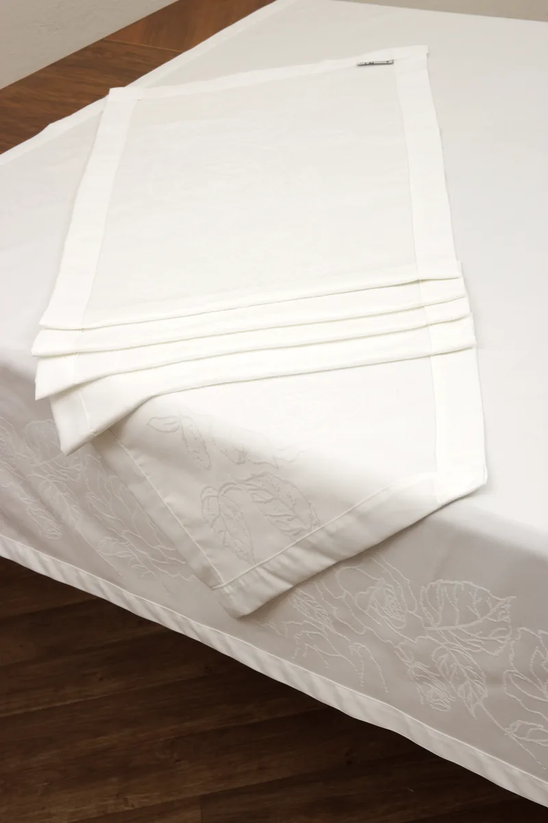 Τραπεζομάντηλο 2410 WHITE (165Χ260), ANNA RISKA