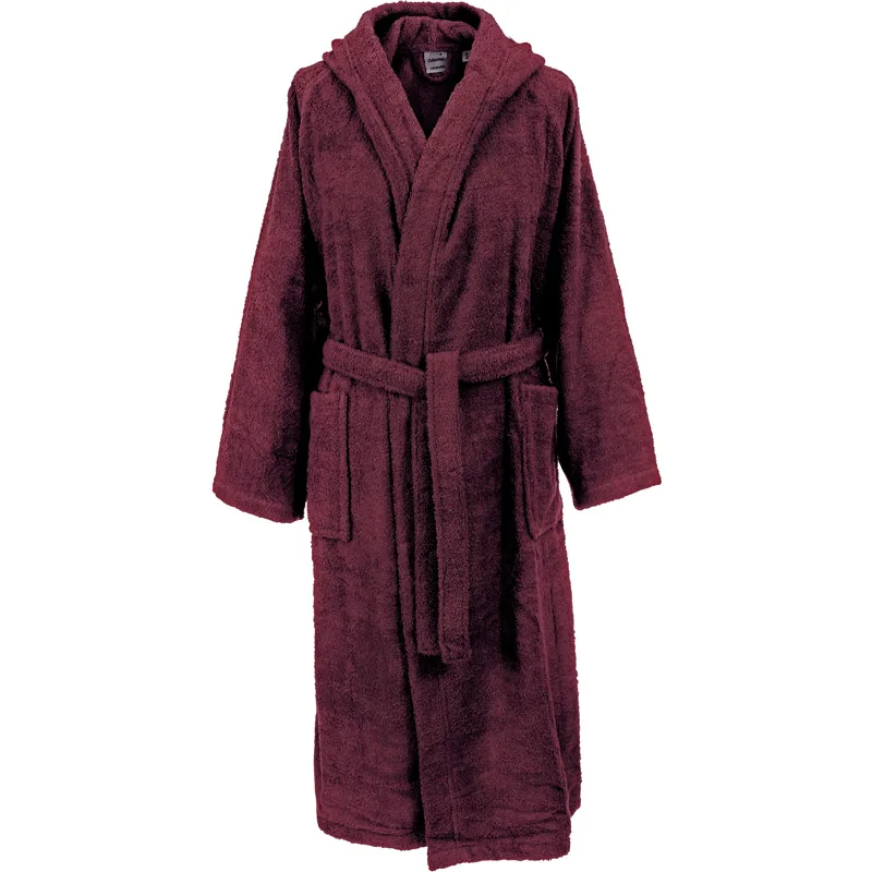 Μπουρνούζι Με Κουκούλα Dimcol Solid 3010 Dark Bordeaux - XX-LARGE