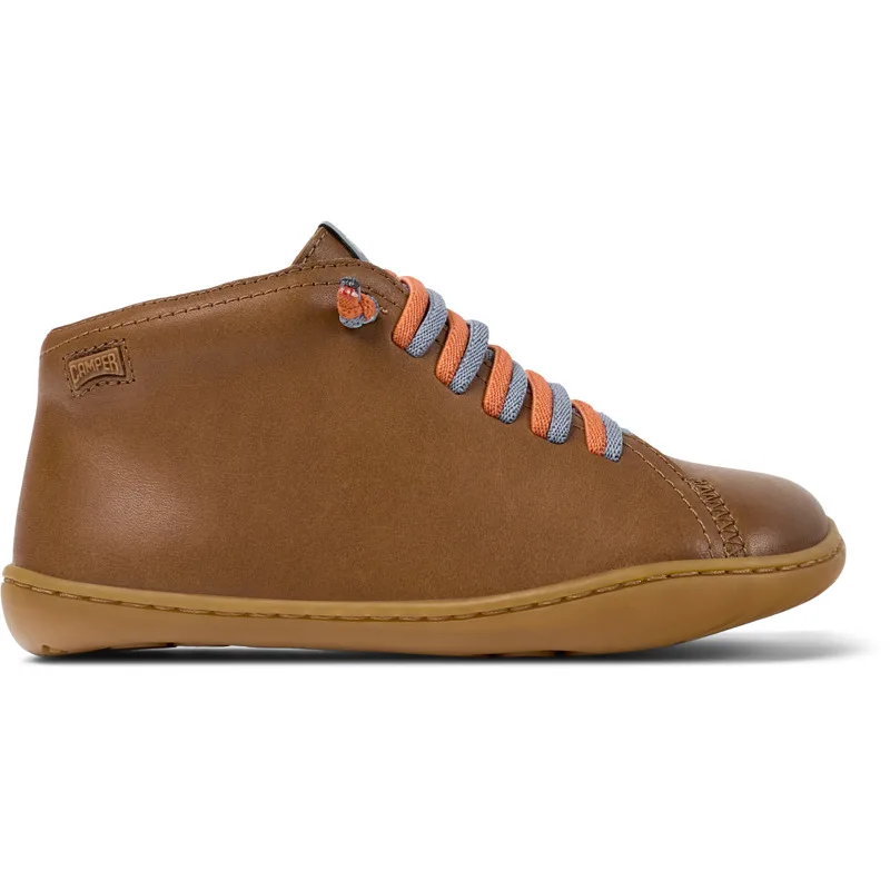 CAMPER Peu - Μπότες Για Παιδιά - Καφέ, Μέγεθος 31, Smooth leather
