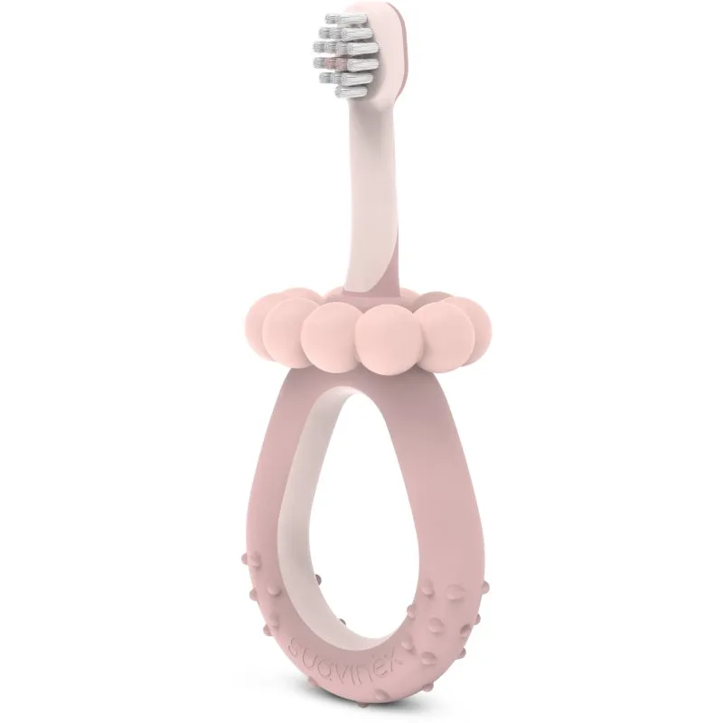 Suavinex Baby Training Toothbrush οδοντόβουρτσα για παιδιά 0-2 y Ροζ 1 τμχ