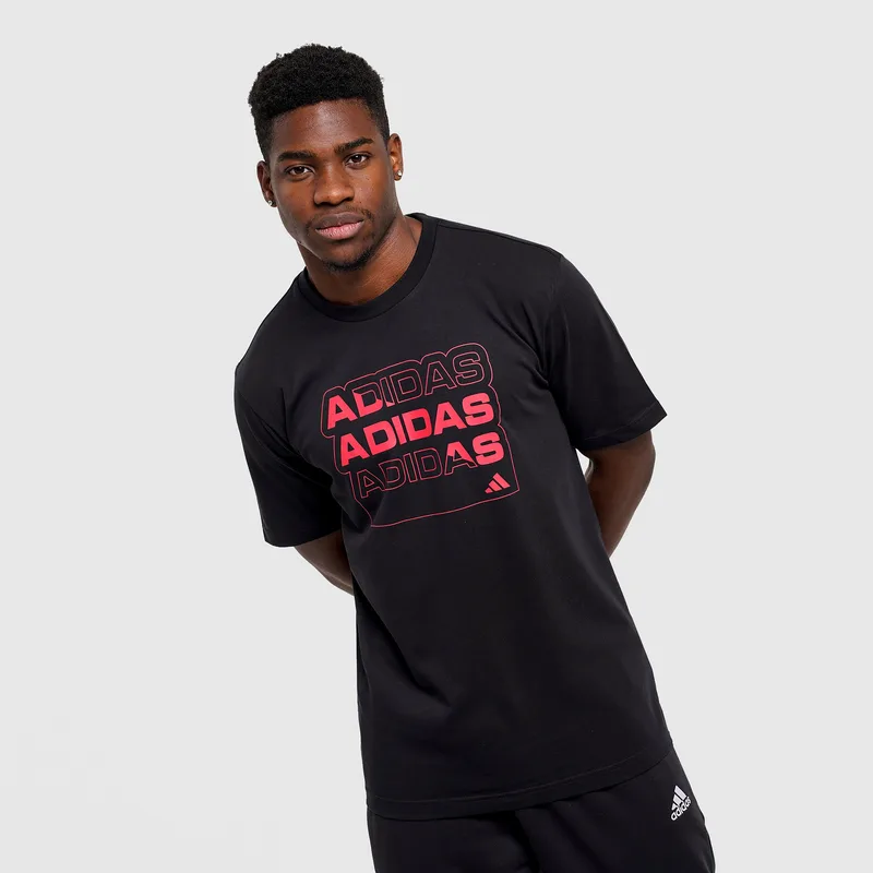 adidas sportswear M Multi Linear Logo Graphic T-Sh (9000262129_1469)