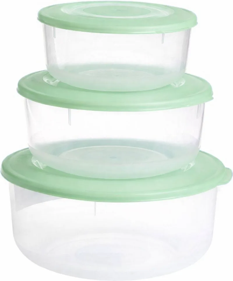 ΣΕΤ ΦΑΓΗΤΟΔΟΧΕIΟ CYCLOPS ΣΤΡΟΓΓΥΛΟ ΜΕΝΤΑ (1.7L - 1L - 0.55L)