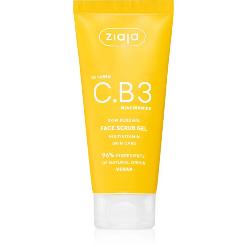 Ziaja Vitamin C.B3 Niacinamide απολεπιστικό καθαριστικό τζελ για το πρόσωπο 100 ml