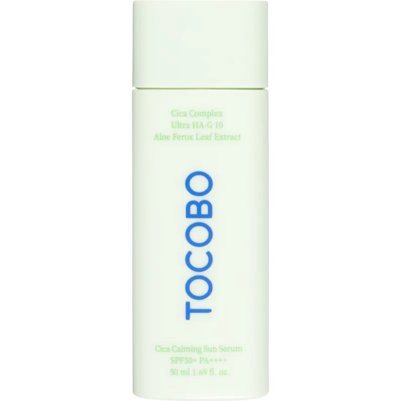TOCOBO Cica Calming Sun Serum αντηλιακή κρέμα σε στικ με καταπραϋντική δράση SPF 50+ 50 ml