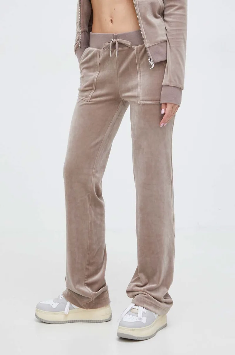 Juicy Couture Βελούδινο παντελόνι φόρμας Juicy Couture