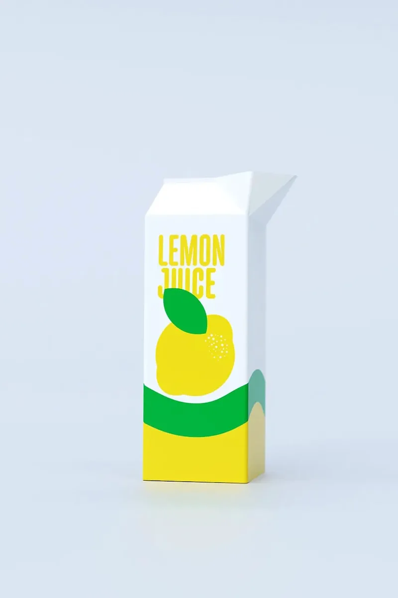 Διακοσμητικό βάζο Fluid Market Lemon