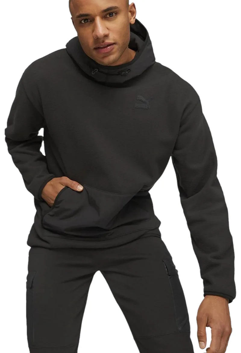 Μπλούζα Μακρυμάνικη Puma Classics Utility Polar Fleece Hoodie 621347-01 Ανδρικό