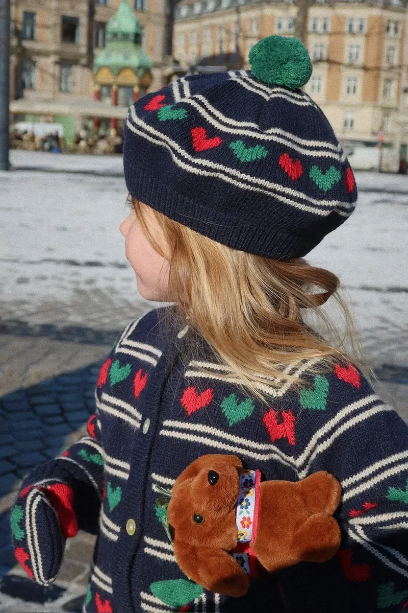 Konges Sløjd Μπέρες με μαλλί για παιδιά Konges Sløjd BELOU KNIT BERET
