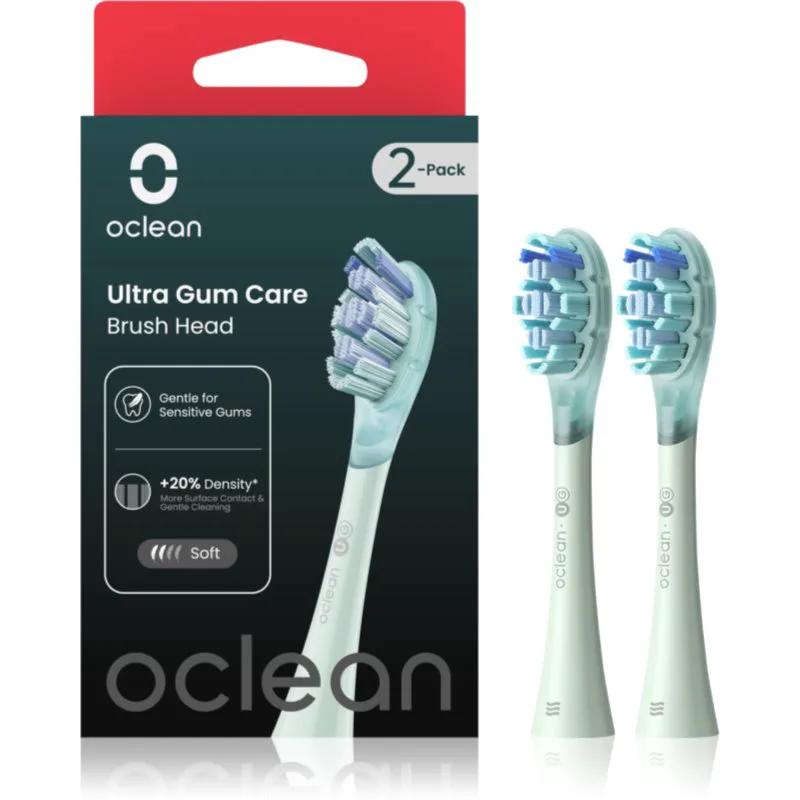 Oclean Ultra Gum Care UG01 ανταλλακτική κεφαλή Green 2 τμχ