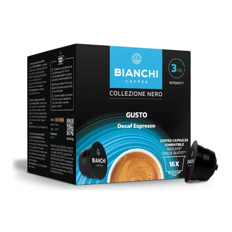 Bianchi Decaf Espresso κάψουλες Dolce Gusto - 16 τεμάχια