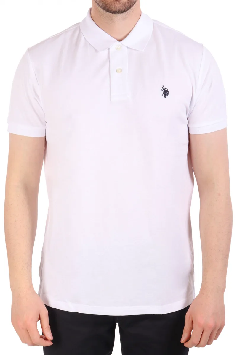 U.S.POLO ASSN POLO KING LOGO ΛΕΥΚΟ