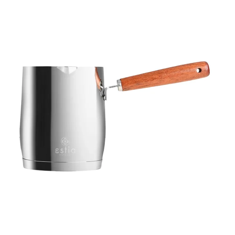 Μπρίκι Ανοξείδωτο 530ml Με Ξύλινη Λαβή Estia Mokka 01-30247 (Υλικό: Ξύλο) - estia - 01-30247