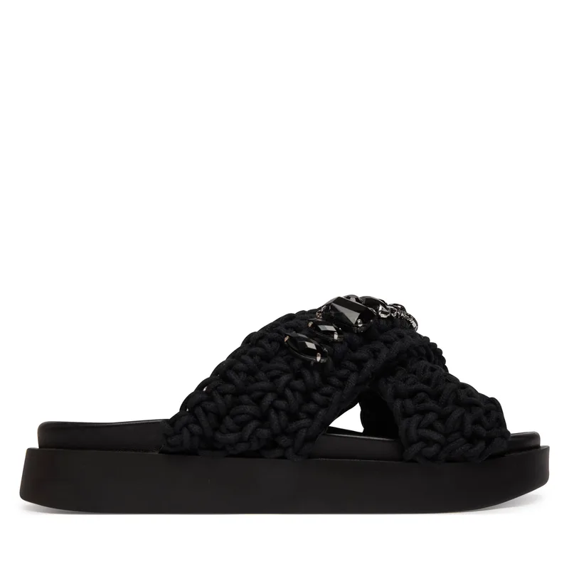 Παντόφλες Inuikii Woven Stones 1004.003.0073 Μαύρο