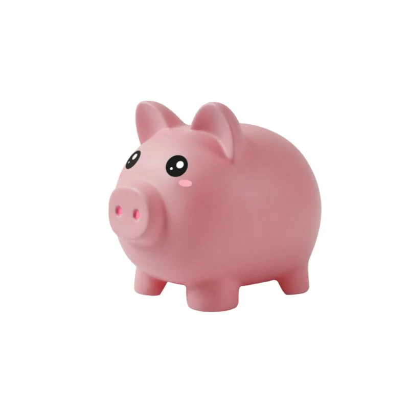 Κουμπαράς Pig Πλαστικός i-Total 18x15x16cm Ροζ