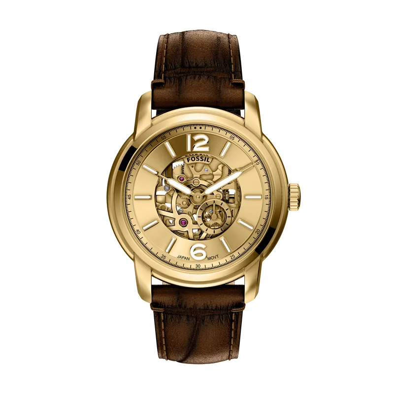 Ρολόι Fossil Fossil Heritage ME3279 Καφέ