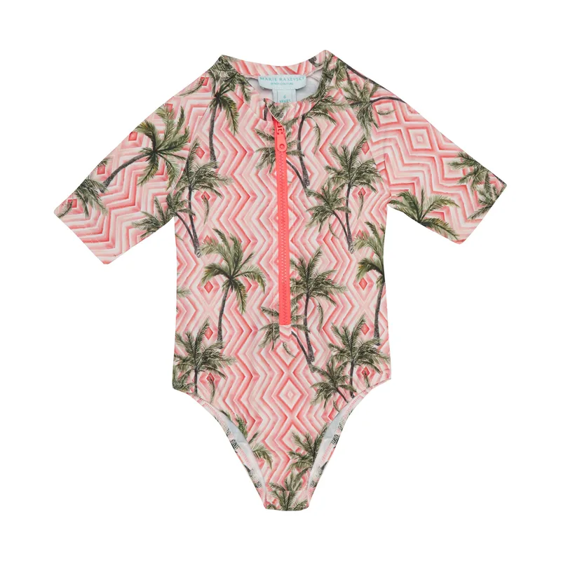 GIRL'S ONE PIECE SHORT SLEEVE CUBA