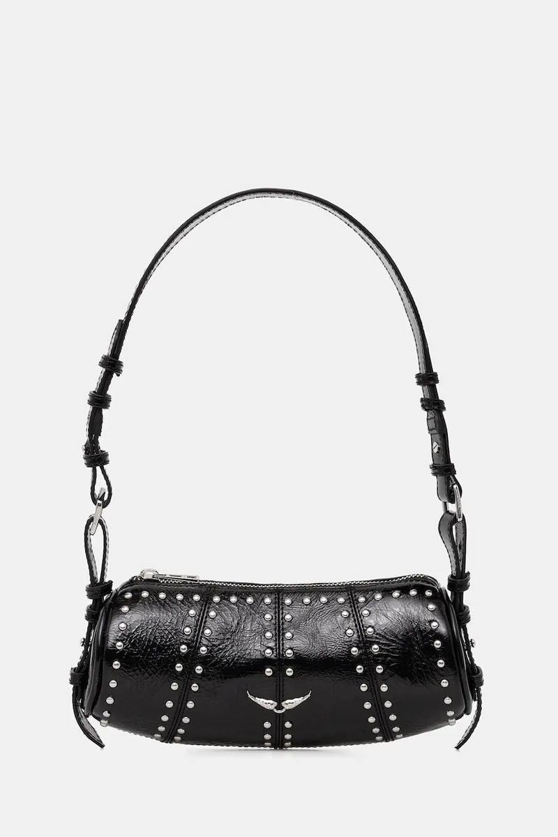 Δερμάτινη τσάντα ZADIG&VOLTAIRE LE ROUDOUDOU STUDS