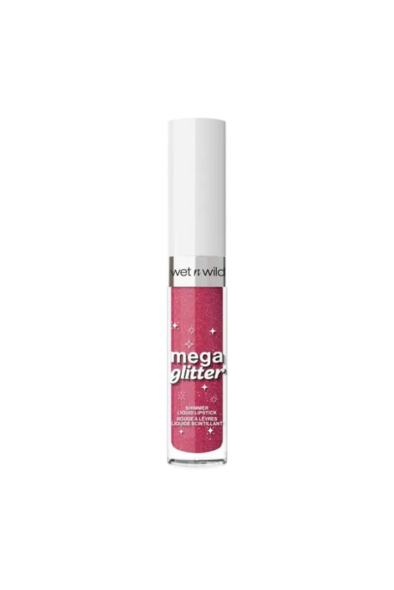 Κραγιον Σε Υγρη Μορφη Mega Glitter Shimmer Lipstick Ροζ Future Wet N Wild Μονόχρωμο