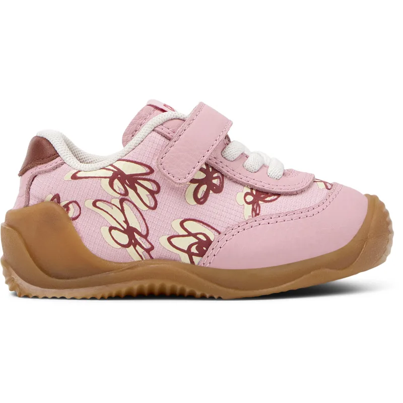 CAMPER Dadda - Sneakers Για Firstwalkers - Ροζ, Μέγεθος 22, Cotton fabric/Smooth leather
