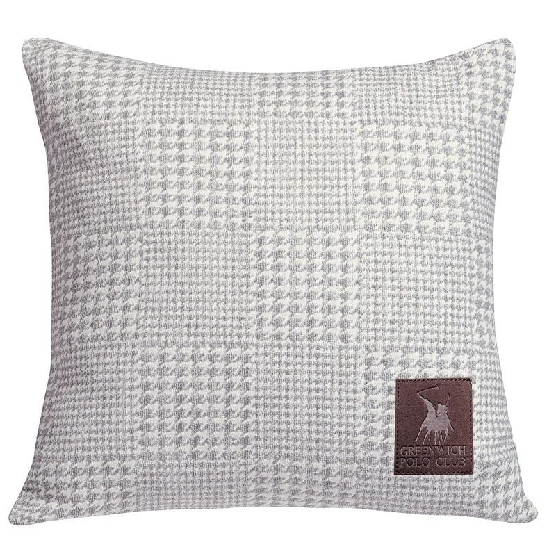 Διακοσμητικό Μαξιλάρι Polycotton 42x42εκ. Essential 2784 Greenwich Polo Club (Ύφασμα: 80% Cotton - 20% Polyester, Χρώμα: Γκρι) - Greenwich Polo Club - 233642422784