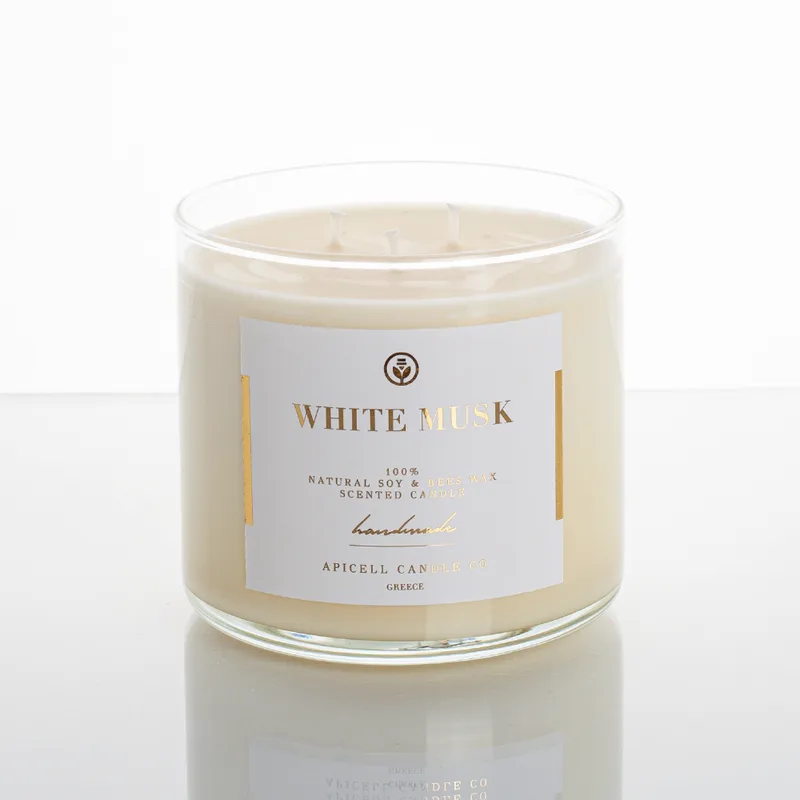 White Musk | Αρωματικό Κερί Σόγιας | Grand Lumière 600ml