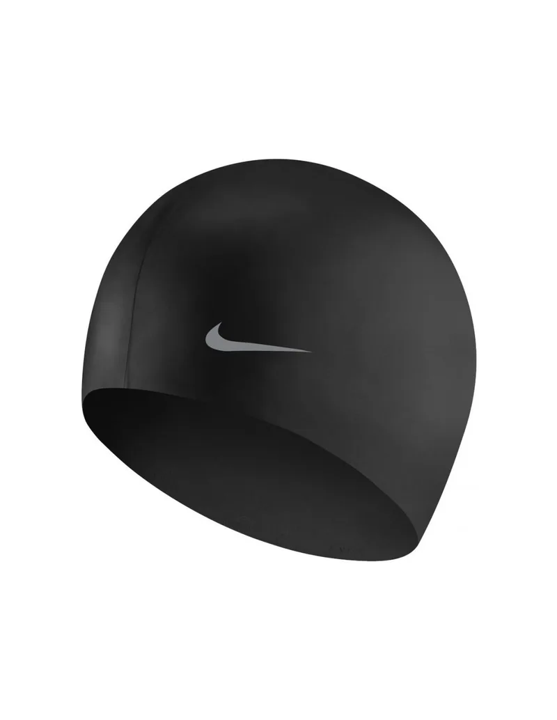 Nike Solid TESS0106-001 Σκουφάκι Κολύμβησης Παιδικό από Σιλικόνη Μαύρο