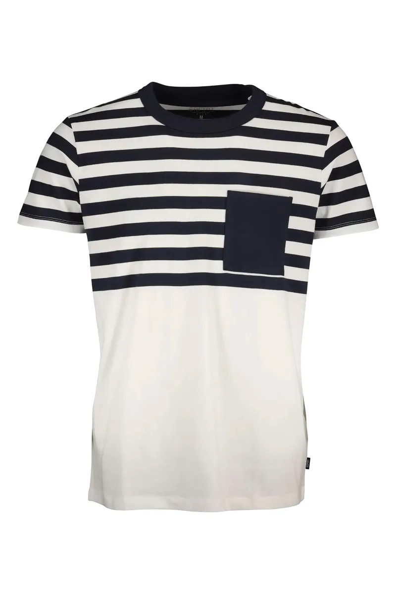 Esprit ανδρικό T-Shirt με ριγέ σχέδιο - 070EE2K313 Σκούρο Μπλε