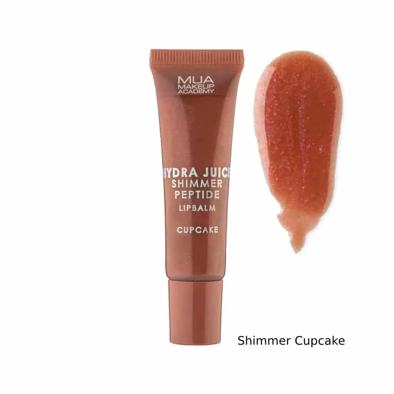 MUA Hydra Juice Peptide Lip Balm Shimmer Cupcake