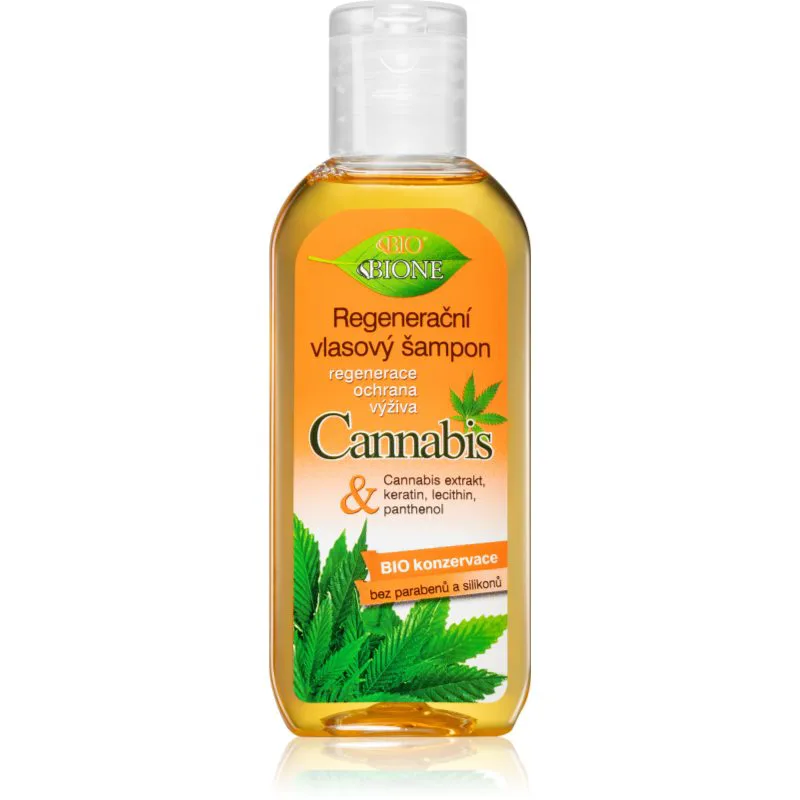 Bione Cosmetics Cannabis αναγεννητικό σαμπουάν 80 ml