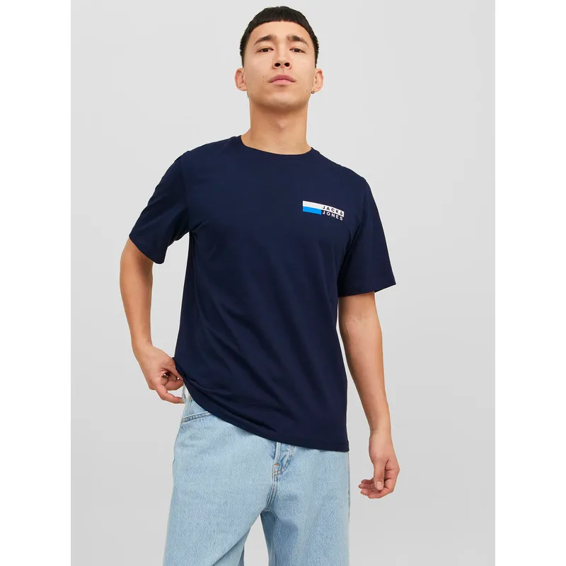 Jack & Jones T-Shirt Corp 12233999 Σκούρο μπλε Standard Fit