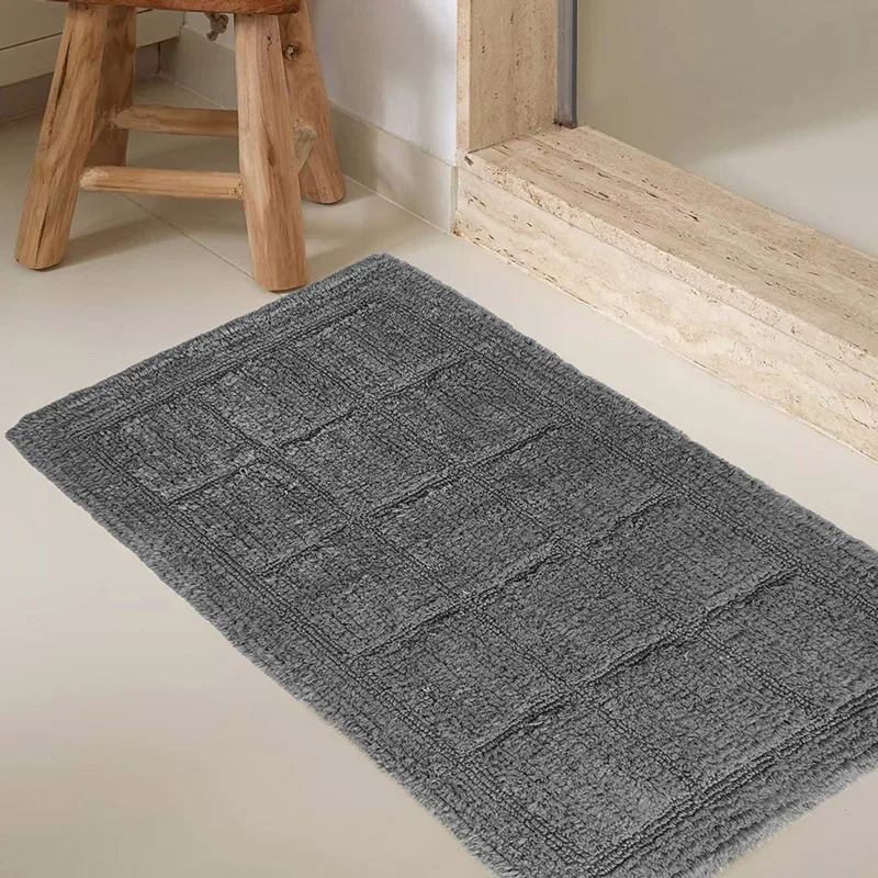 Πατάκι Μπάνιου 50x80 Melinen Dante Dark Grey 50x80 50x80