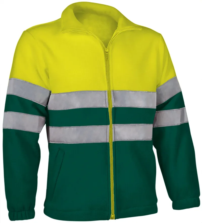 Hi-Vis Fleece Jacket AIRPORT Valento FPVAAIRAB Fluo Yellow-Green Bottle