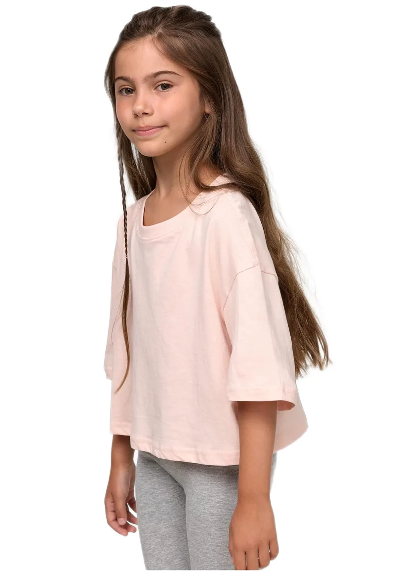 Girls Short Kimono Tee Urban Classics UCK1555-00185 pink