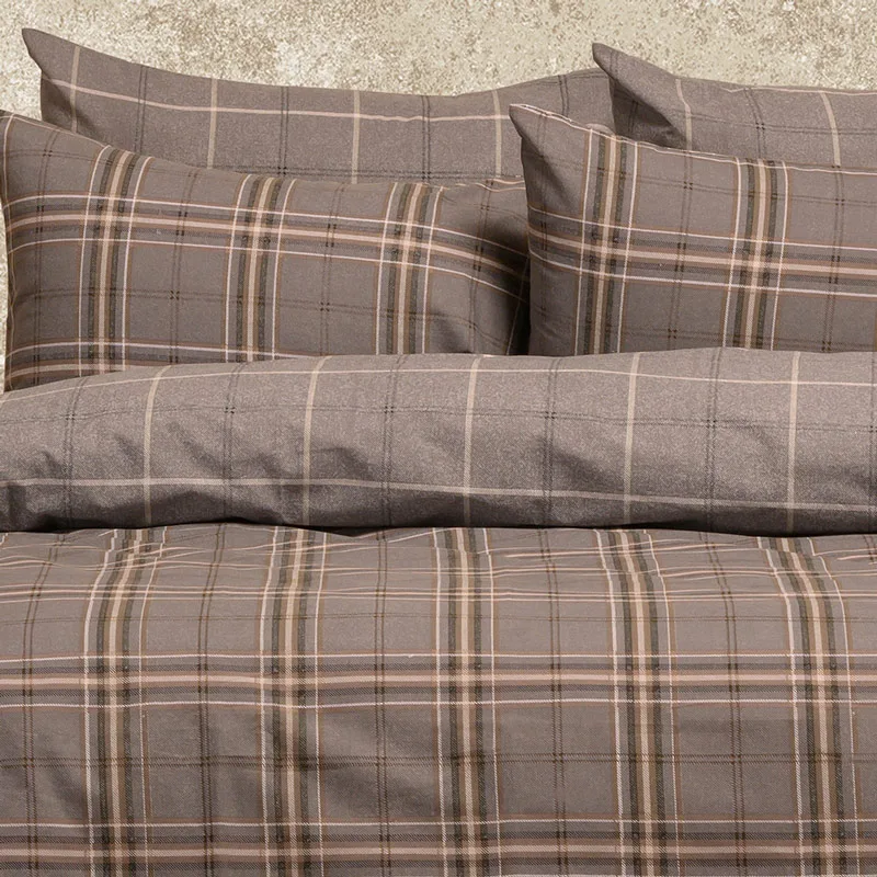 Μαξιλαροθήκες Σετ 50x70 Melinen Ultra Diego Grey 50x70
