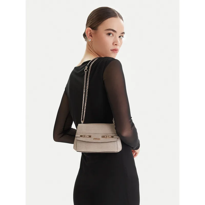 Τσάντα Guess Melinda Mini HWKL99 33780 Μπεζ