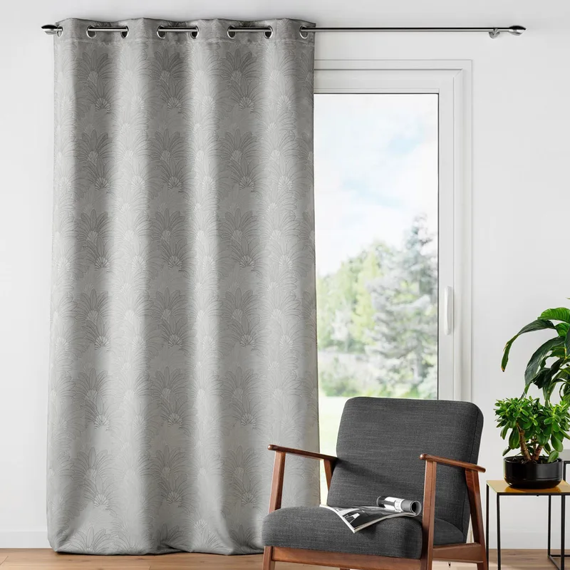 Κουρτίνα (140x260) Με Τρουκς L-C Teora Grey 1612397