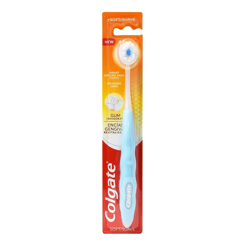 Colgate Gum Invigorate Οδοντόβουρτσα για Βαθύ Καθαρισμό Soft, 1 Τεμάχιο - γαλάζιο
