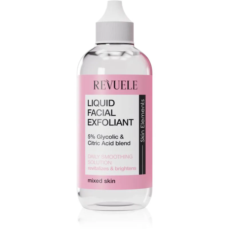 Revuele Liquid Facial Exfoliant 5% Glycolic + Citric Acid blend ορός πίλινγκ για απολέπιση για μικτή επιδερμίδα 125 ml