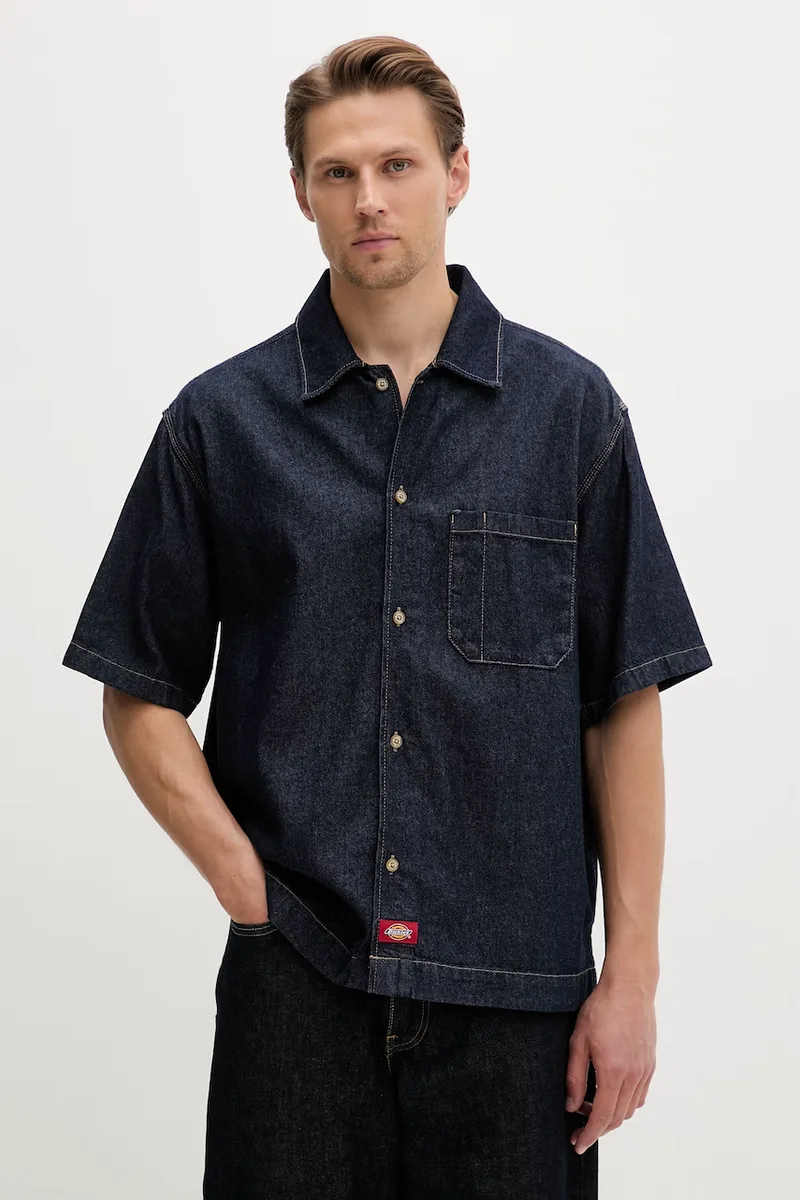 Dickies πουκάμισο ανδρικό ντένιμ