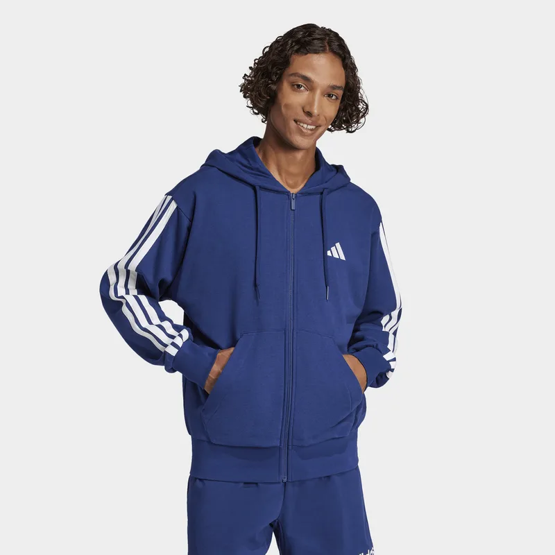 adidas Sportswear 3-Stripes French Terry Ανδρική Ζακέτα (9000213576_7694)