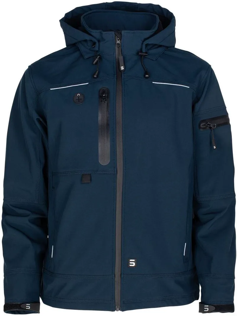 Τζάκετ softshell Orvilos 142101 STOP Μπλε Σκούρο