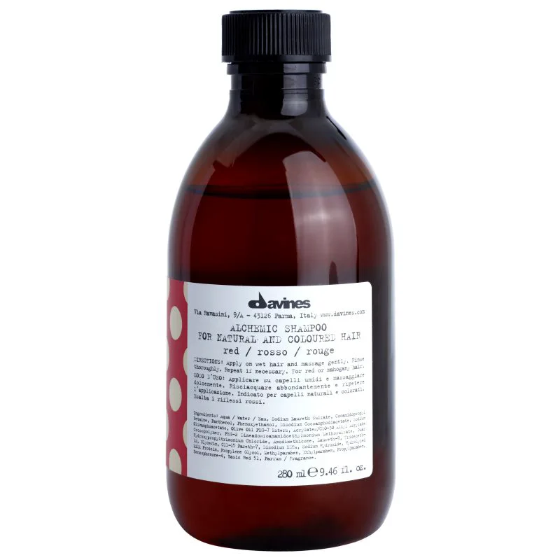 Davines Alchemic Shampoo Red σαμπουάν για να τονίζετε το χρώμα τον μαλλιών 280 ml