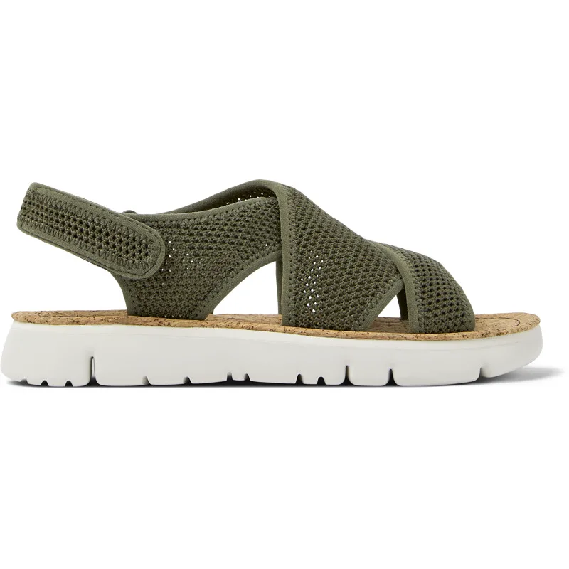 CAMPER Oruga - Πέδιλα Για Γυναικεία - Πράσινο, Μέγεθος 36, Cotton fabric