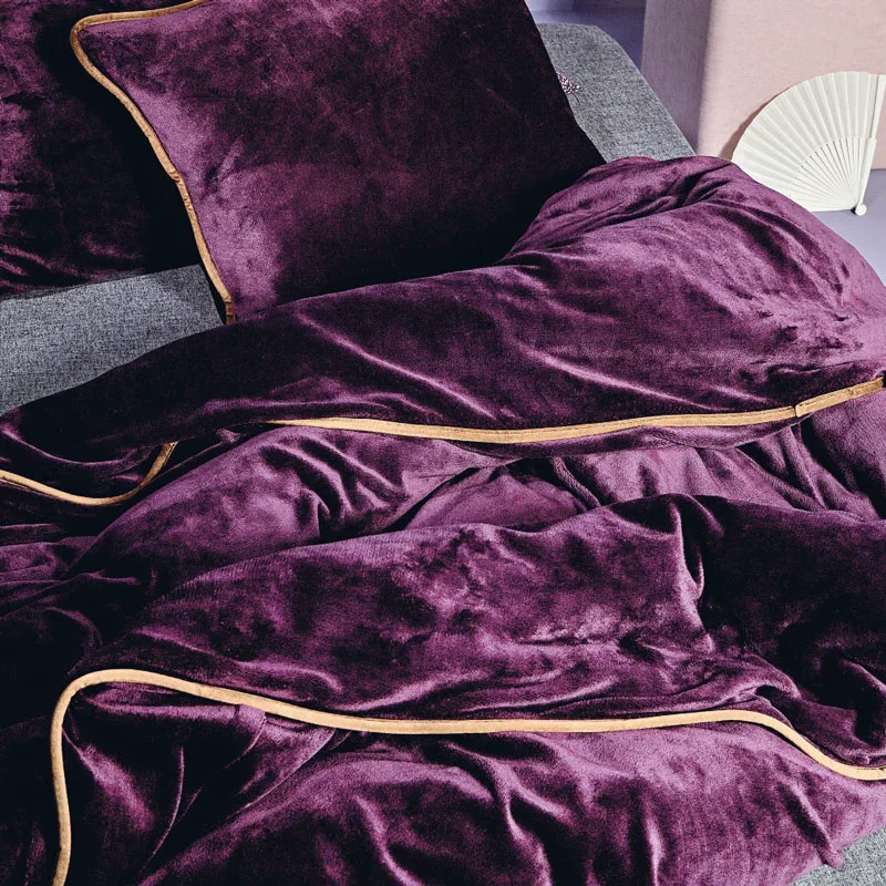 Παπλωματοθήκη Fleece Μονή 160x240 Kentia Stylish Ivanna 42 Purple 160x240