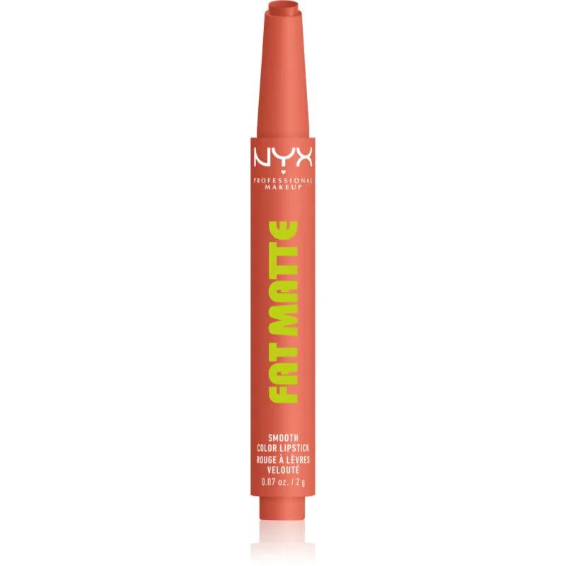 NYX Professional Makeup Fat Matte Βάλσαμο για χείλη με ματ αποτέλεσμα Cashmere Cutie 2 γρ