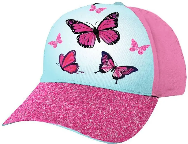 ΚΑΠΕΛΟ JOCKEY MUST BUTTERFLY ΡΟΖ - ΣΙΕΛ (54 CM)